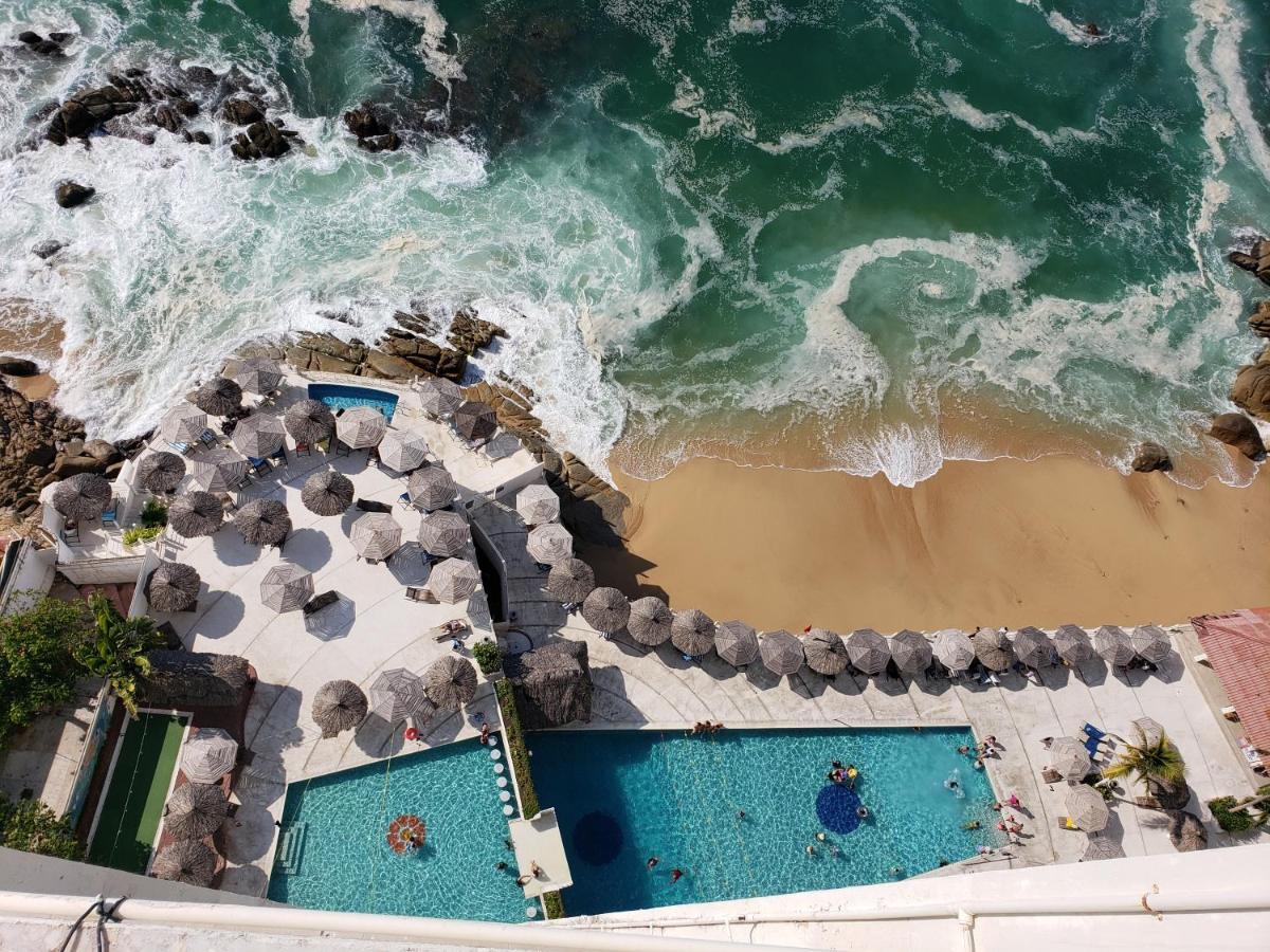 Hotel Torres Gemelas Vista Al Mar A Pie De Playa Acapulco Exteriör bild